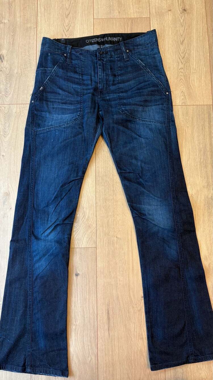 Citizens Of Humanity Cargo Jeans Size 27 Dark Wash Denim Utility